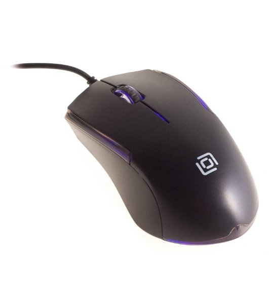 Мышь проводная Oklick 245M черный, 1000 dpi, USB, кнопки - 3