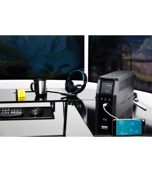 Источик бесперебойного питания APC  Back-UPS Pro BR 1200VA/720W, Sinewave,8xC13 Outlets(2 Surge & 6 batt.), AVR, LCD, Data/DSL protect, USB