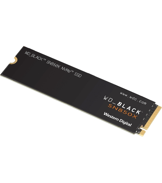 Накопитель SSD WD 2Tb Black SN850X, M.2(22x80мм), NVMe, PCIe 4.0 x4, 3D TLC, R/W 7300/6600Mb/s, IOPs 1 200 000/1 100 000, TbW 1200, DWPD 0.3 (12 мес.)