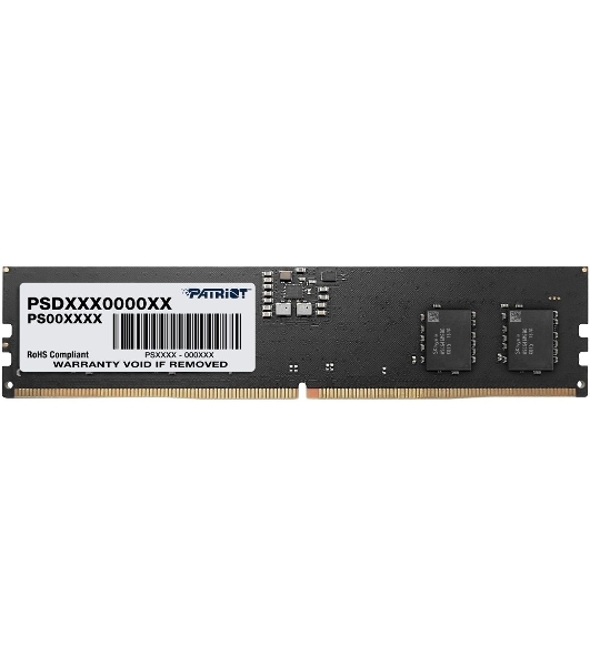 Оперативная память Patriot Signature, DDR5, 32GB (1x32 GB), 4800 MHz, CL40, DIMM