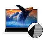 Экран S'OK для UST проектора 244x137 см, 4K, напольный c электроприводом, белый, фото8