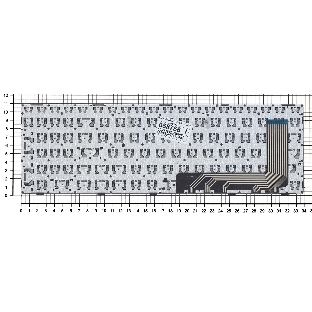 Клавиатура для ноутбука Lenovo IdeaPad 110-15ISK 110-17ACL черная с рамкой