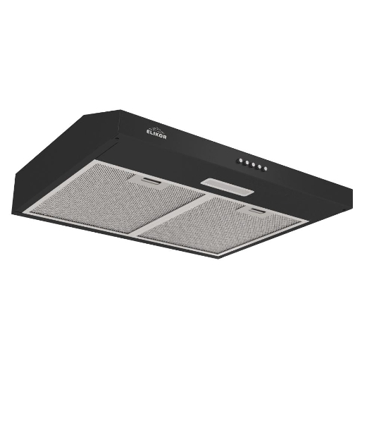 Вытяжка подвесная Elikor ECO BK 60 черная, 59.5 см, 400 куб. м/ч, 55 дБ