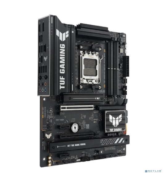 Материнская плата ASUS TUF GAMING B650E-PLUS WIFI, AM5, AMD B650, 4xDDR5, 4xSATA, 3xM.2, 1xPCIe 5.0 x16, 1xPCIe 4.0 x4, 2xPCIe 4.0 x1, 1xDisplayPort, 1xHDMI, 1x2.5Gb LAN, Wi-Fi 6E, Bluetooth 5.3, 1xUSB-C 20Gbps, 3xUSB-A 10Gbps, 6xUSB-A 2.0, 5x3.5 мм, 7.1, ATX