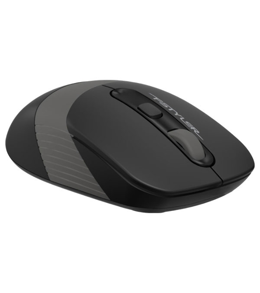 Мышь беспроводная A4Tech Fstyler FG10 черный/серый, 2000 dpi, радиоканал, USB, кнопки - 4