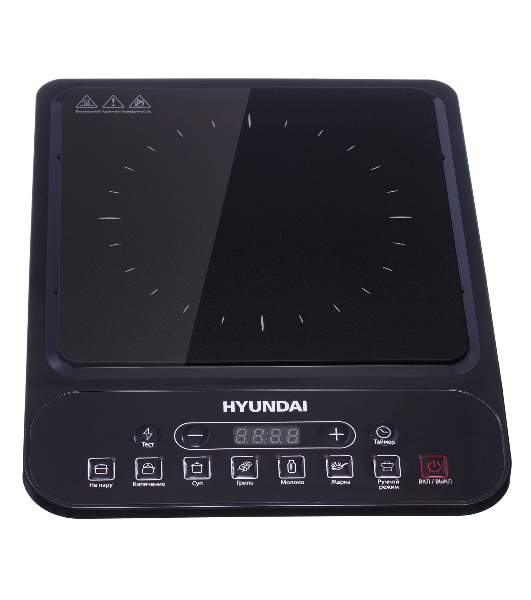 Плита настольная электрическая Hyundai HYC-0101 черный эмаль (настольная)