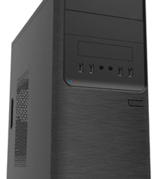 Компьютерный корпус InWin POWERMAN ES701BK USB 3.0 (Mini Tower, mATX, 450W PM-450ATX, USB 3.0x2, USBx2 + Audio, черный)