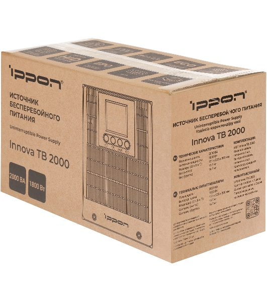 Источник бесперебойного питания Ippon Innova Tb 2000 1800Вт 2000ВА черный