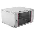 Шкаф телеком. настенный разборный 6U (600х520) дверь стекло (ШРН-Э-6.500) (1 коробка), фото2