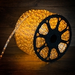 Дюралайт Neon-night LED, постоянное свечение (2W) - желтый, 36 LED/м, бухта 100м, фото 1
