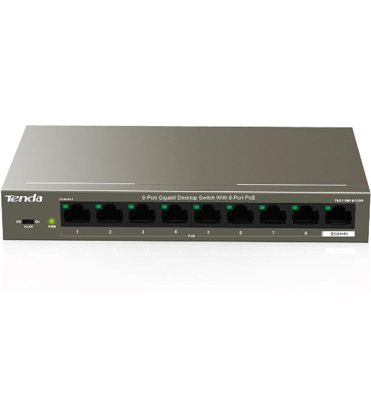 Коммутатор 9PORT 10/100/1000M POE TEG1109P-8-102W Tenda