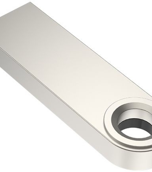 Флешка USB Netac U278 (NT03U278N-064G-20PN), 64Gb, USB 2.0, R/W 50/10, серебристый/черный