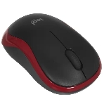 Мышь беспроводная Logitech M185, красный, 1000 dpi, радиоканал, USB, кнопки - 3, фото23