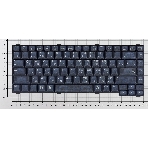 Клавиатура для ноутбука Toshiba Satellite M18 M19 M21 черная, фото 1