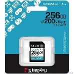 Флеш карта SDXC 256Gb Kingston SDG4/256Gb Canvas Go! Plus V30, фото4