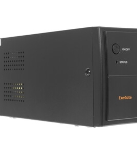 Источник бесперебойного питания ExeGate EP285472RUS Power Back BNB-850.LED.AVR.C13.RJ.USB 850VA/480W, LED, AVR,4*IEC-C13, RJ45/11, USB, черный