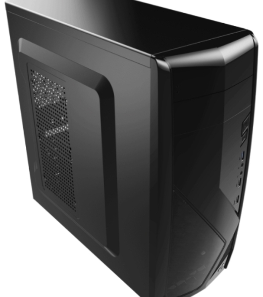 Компьютерный корпус Miditower Aerocool/Formula Cs-1102 черный ATX/micro ATX/mini ITX, USB 3.0 (без БП) 58133