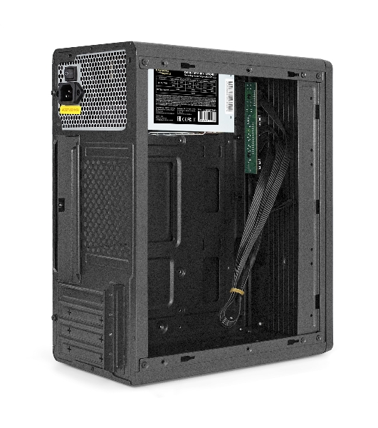 Корпус ExeGate BAA-503-UNS400, Mini-Tower, чёрный, 1 x 80/90 мм, БП 400 Вт