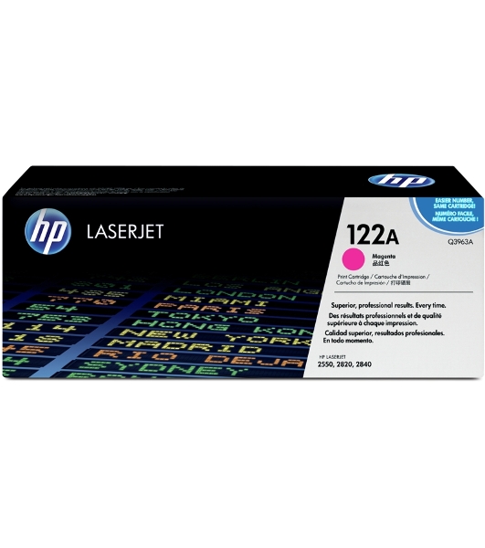 Картридж лазерный HP Q3963A пурпурный для Color LaserJet 2550 4000 стр.