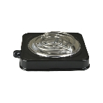 Плита настольная электрическая Blackton Bt HP102B чёрный, 1 кВт, ТЭН, конфорки - 1, нержавеющая сталь, поворотные переключатели, фото9