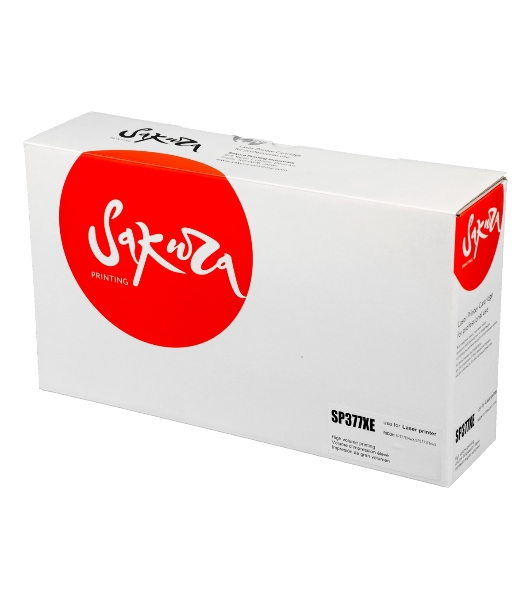 Картридж лазерный Sakura SP377XE для Ricoh Aficio SP 377 Series, черный, 6 400 к.