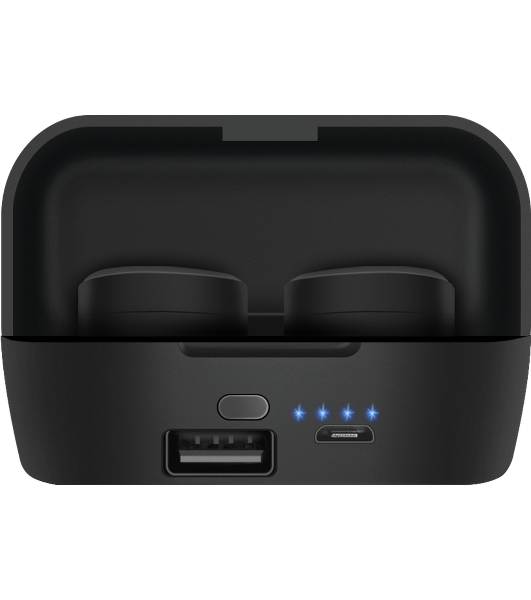 Наушники TWS Defender Twins 639 черный, внутриканальные, Bluetooth, до 4 ч