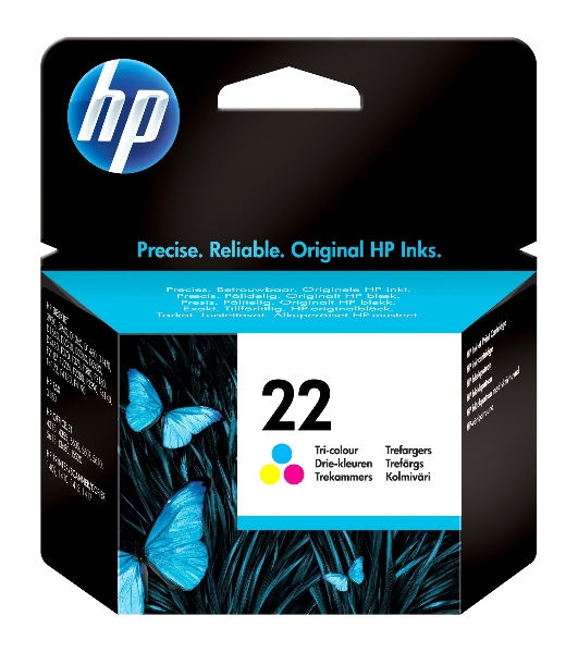Картридж струйный HP 22 C9352AE многоцветный для HP DJ 3920/3940/PSC 1410 (165стр.)