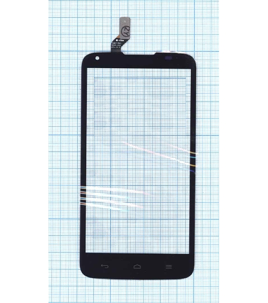 Сенсорное стекло (тачскрин) для Huawei Ascend G710, черное