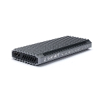 Внешний корпус Gembird EEM2-SATA-3 USB 3.1 для M2 SATA порт Type-С, RGb подсветка, металл, серебристый, фото9