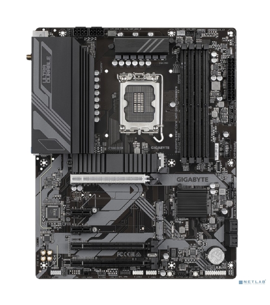 Материнская плата Gigabyte Z790 D AX, LGA 1700, Intel Z790, 4xDDR5, 4xSATA, 3xM.2, 1xPCI-E 5.0 x16, 1xPCI-E 4.0 x4, 2xPCI-E 3.0 x1, 1xHDMI, 1xDP, 1x 2.5Gb LAN, 4xUSB-A 3.2 Gen 1, 1xUSB-A 3.2 Gen 2, 2xUSB-A 2.0, 1xUSB-C 3.2 Gen 2, 3x3.5 мм, 7.1, ATX