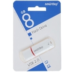 Флешка USB Smartbuy Crown white (SB8GBCRW-W), 8Gb, USB 2.0, R/W 15/5, белый/красный, фото4