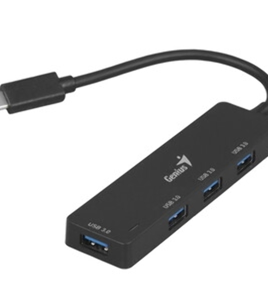 USB-концентратор Genius UH-400, USB Type-C, USB 3.0, USB