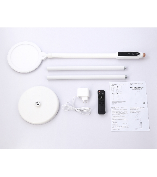 Светильник Ambrella light TR97701 WH белый LED 18W 3000K-6400K 170*230*1650 (ПДУ ИК)