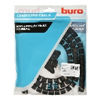 Кабельный органайзер Buro Spiral Hose 15x1500мм черный, фото5