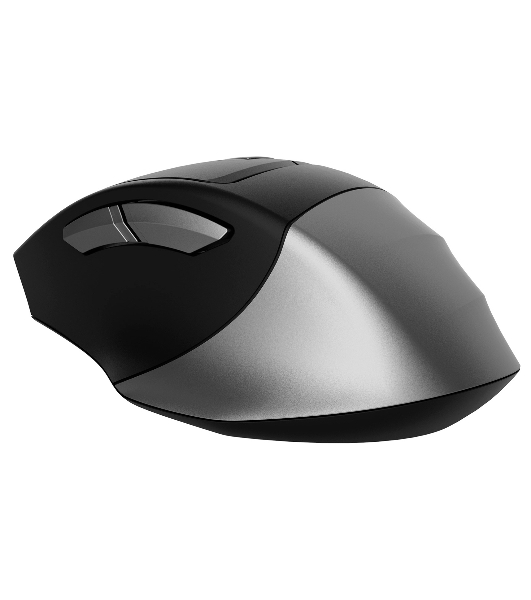 Мышь беспроводная A4Tech Fstyler FB35C серый/черный, 2000 dpi, радиоканал, Bluetooth, USB, кнопки - 6