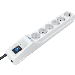 Сетевой фильтр Pilot L GP 6 розеток (5 евро + 1GP) 10 м/Surge protector Pilot L GP 6 outlets (5 EUR + 1GP) 10 m белый, фото3