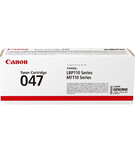 Картридж лазерный Canon 047 BK черный (1600 стр.) для Canon LBP112/LBP113W