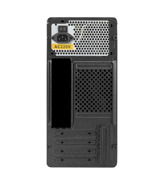 Корпус ExeGate BAA-503-UNS400, Mini-Tower, чёрный, 1 x 80/90 мм, БП 400 Вт