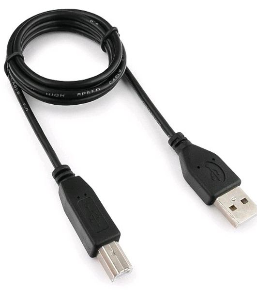 Кабель Гарнизон USB 2.0, AM/BM, 1м, пакет (GCC-USB2-AMBM-1M)