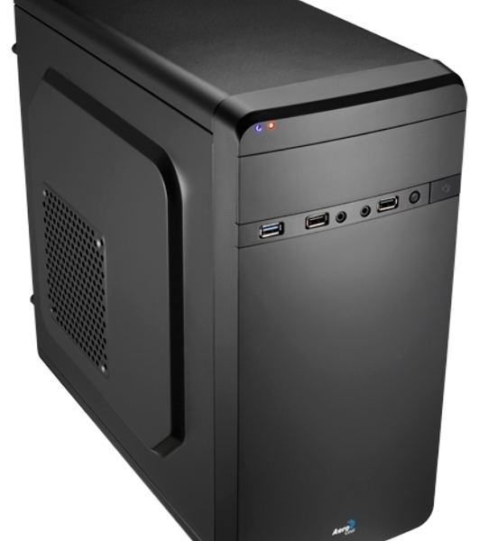 Компьютерный корпус Aerocool/Formula Qs-180 черный без БП mATX 1x80мм 2xUSB 2.0 1xUSB 3.0 audio