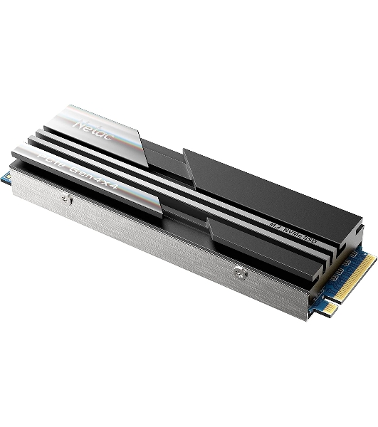 Накопитель SSD Netac NV5000, 500Gb, M.2 2280, PCIe 4.0 x4, NVMe, R/W 5000/2500, с радиатором