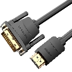 Кабель Vention HDMI 19M/DVI-D Dual link 25M - 2 м ABFBH, фото2