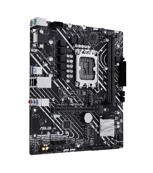 Материнская плата ASUS PRIME H610M-E-CSM, LGA 1700, Intel H610, 2xDDR5, 4xSATA, 2xM.2 PCIe 3.0 (x2, x4), 1xPCIe 4.0 x16, 1xPCIe x1, 1xHDMI, 1xDP, 1xVGA, 2xUSB-A 2.0, 2xUSB-A 3.2 Gen 1, 1x 1Gb LAN, 3x3.5 мм, 7.1, mATX