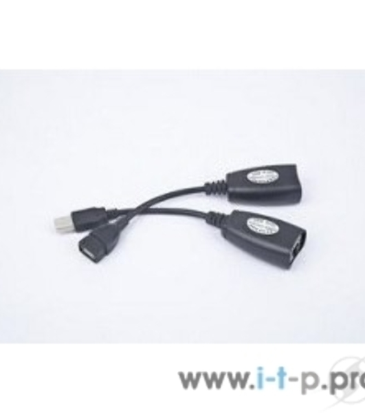Кабель Gembird USB 2.0 удлинительный AM/AF/RJ45Fx2 по витой паре