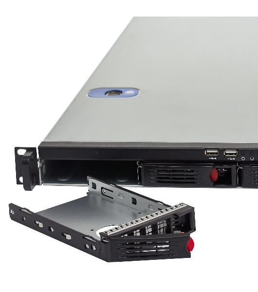 Серверный корпус ExeGate Pro 1U660-HS04 (RM 19', высота 1U, глубина 660, БП 250ADS, 4xHotSwap, USB)