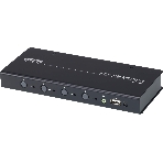 Переключатель КМ 4-портовый USB с функцией Boundless Switching (кабели включены) 4-Port USB Boundless KM Switch, фото 1
