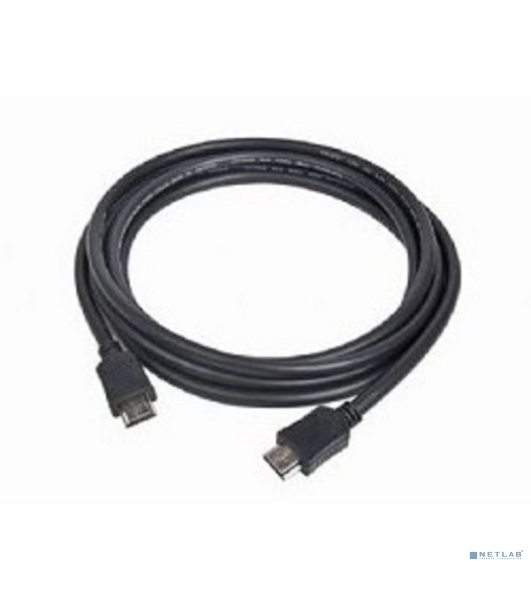 Кабель Cablexpert HDMI CC-HDMI4-6, 19M/19M, v2.0, медь, позол.разъемы, экран, 1.8м, черный, пакет