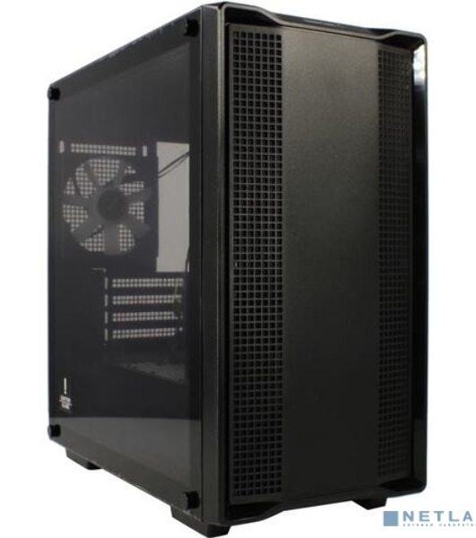 Компьютерный корпус DeepCool CC360 ARGb (R-CC360-BKAPM3-G-1) (mATX, без БП, 2xUSB, с окном)