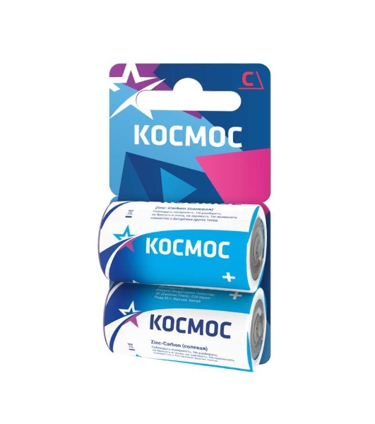 Элемент питания Космос солевой C/R14 (блист.2шт)