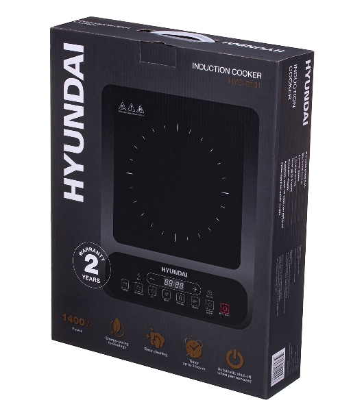 Плита настольная электрическая Hyundai HYC-0101 черный эмаль (настольная)